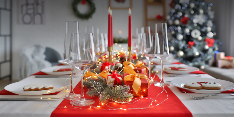 Centre de table Noël pour bougie en décoration hivernale REF/7478